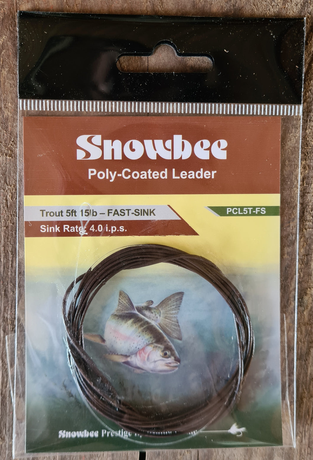 Snowbee Poly-Coated Leader PCL5T-FS