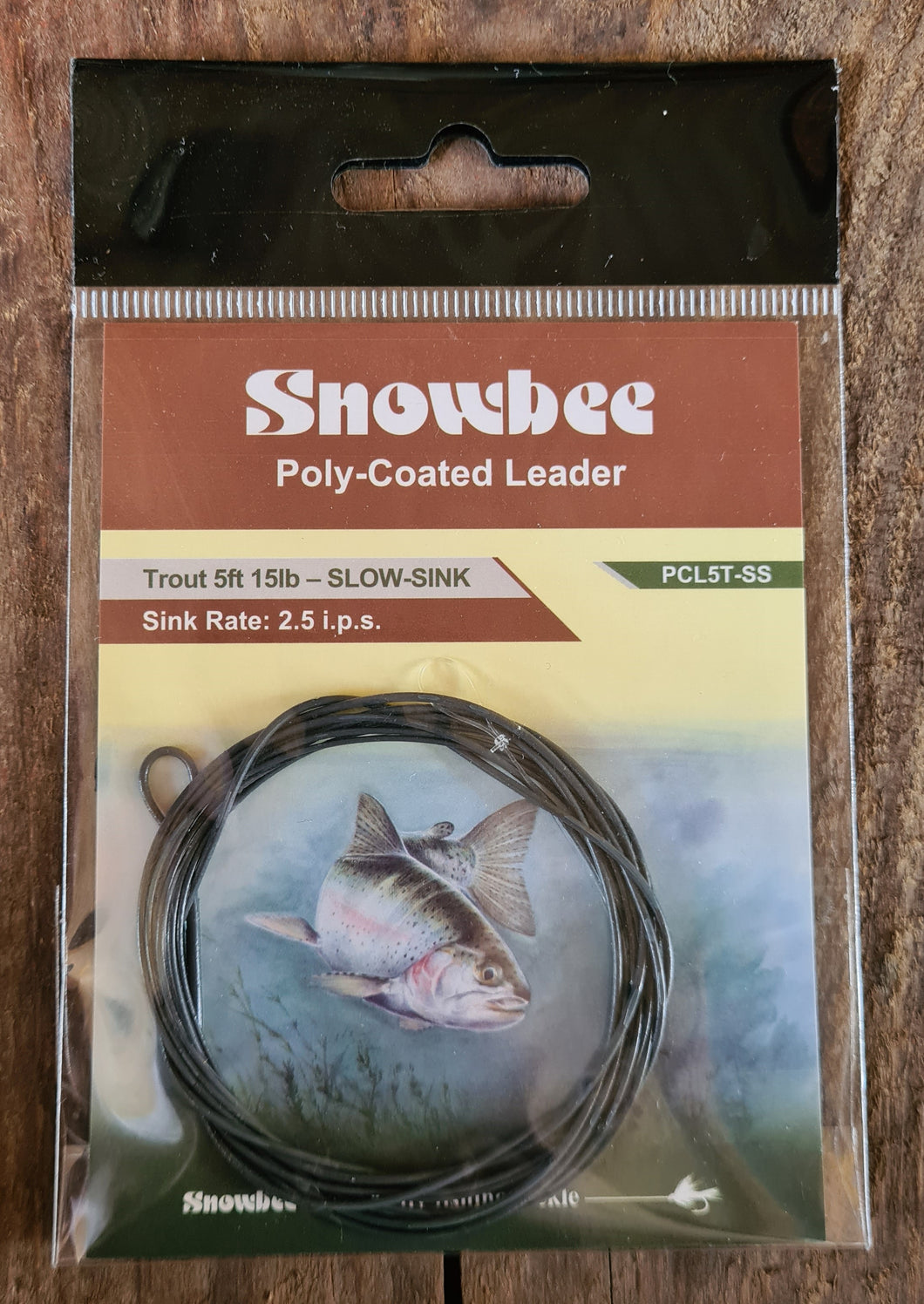 Snowbee Poly-coated LeaderPCL5TSS