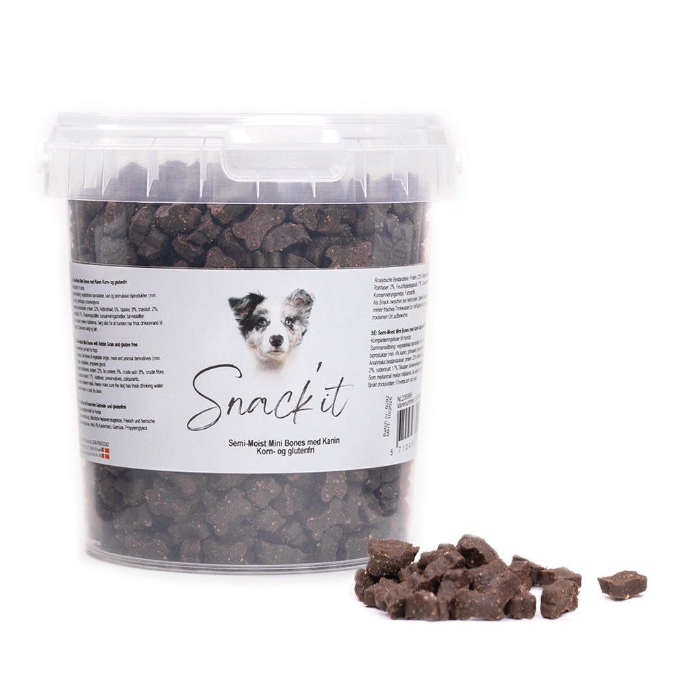 Snack It Semi Moist mini Bones m. kanin
