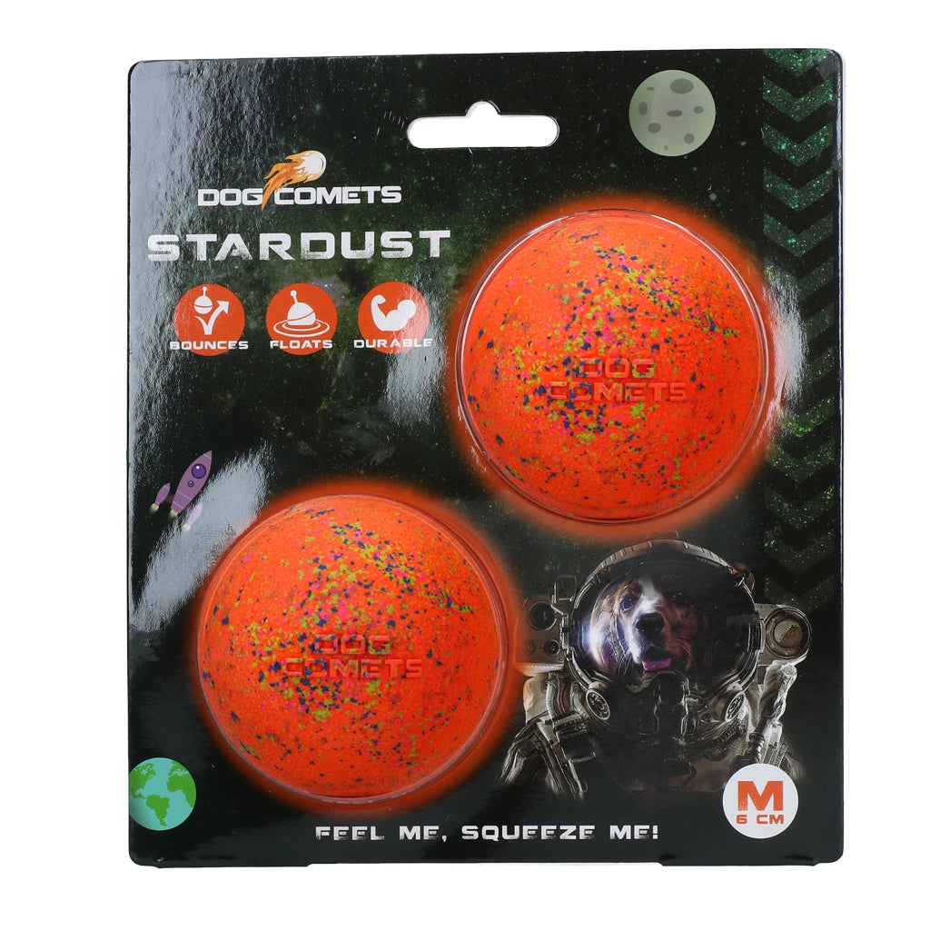 Dog Comets Ball Stardust Orange