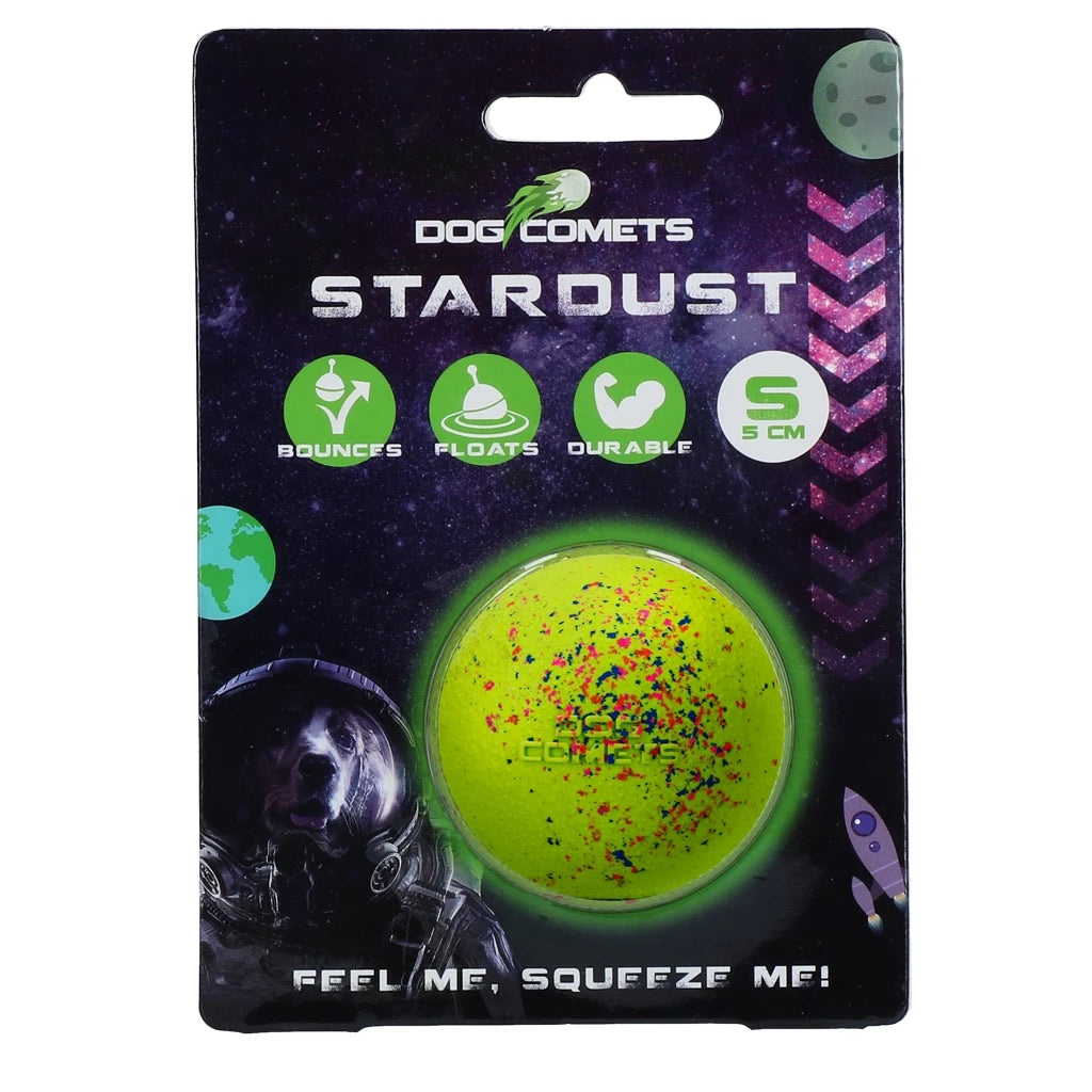 Dog Comets Ball Stardust green S